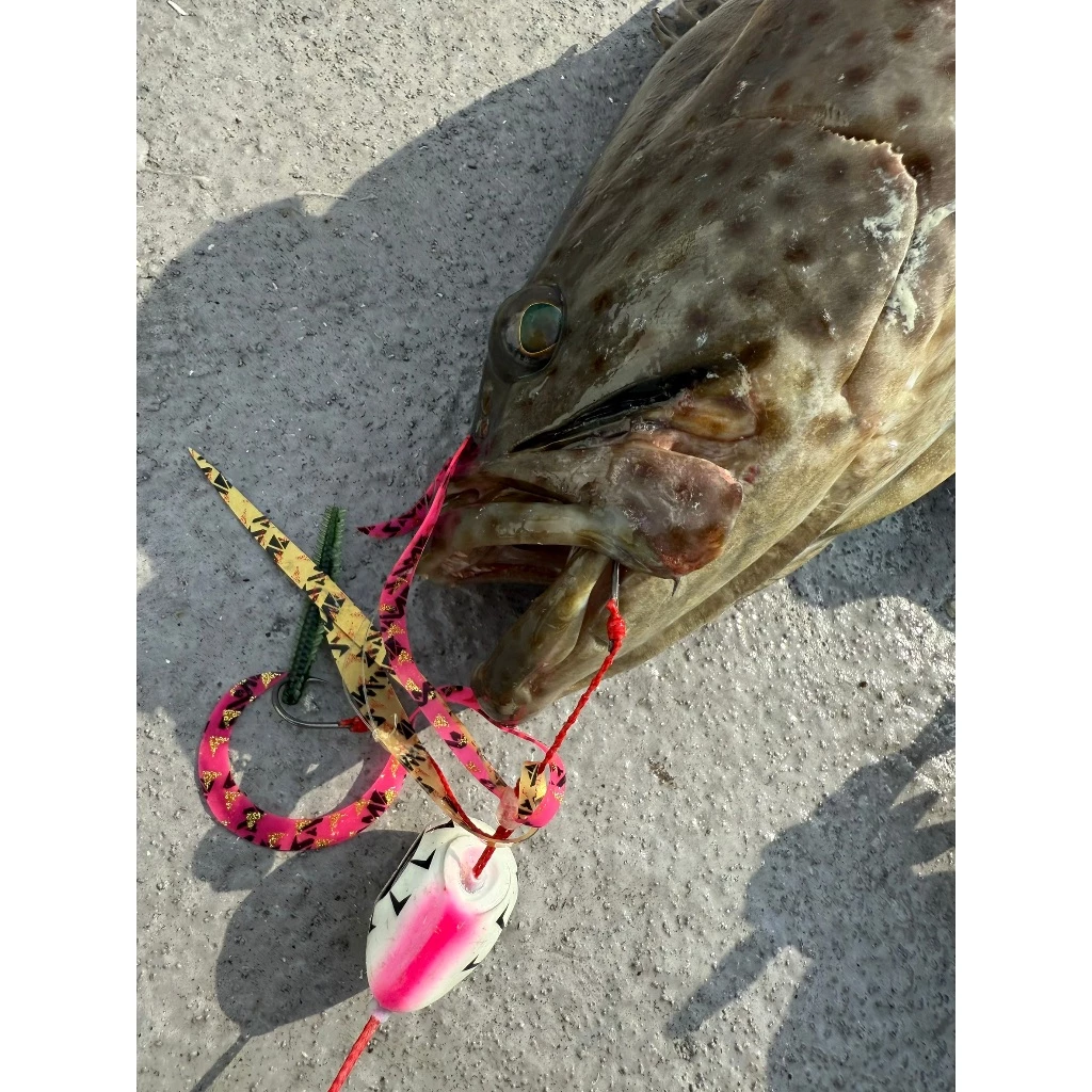 【LUREER】 SAME 莎美 武士鯛飄裙鉤組 <蝦味膠裙> 14# / 16# 游動丸 船釣 船鐵