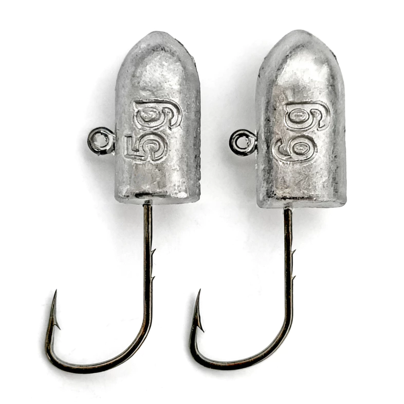 【LUREER】 SAME 莎美 MJ-55 根魚鉛頭鉤 5入裝 <雙背刺魚鉤> JIG HEAD 根魚 鉛頭鉤