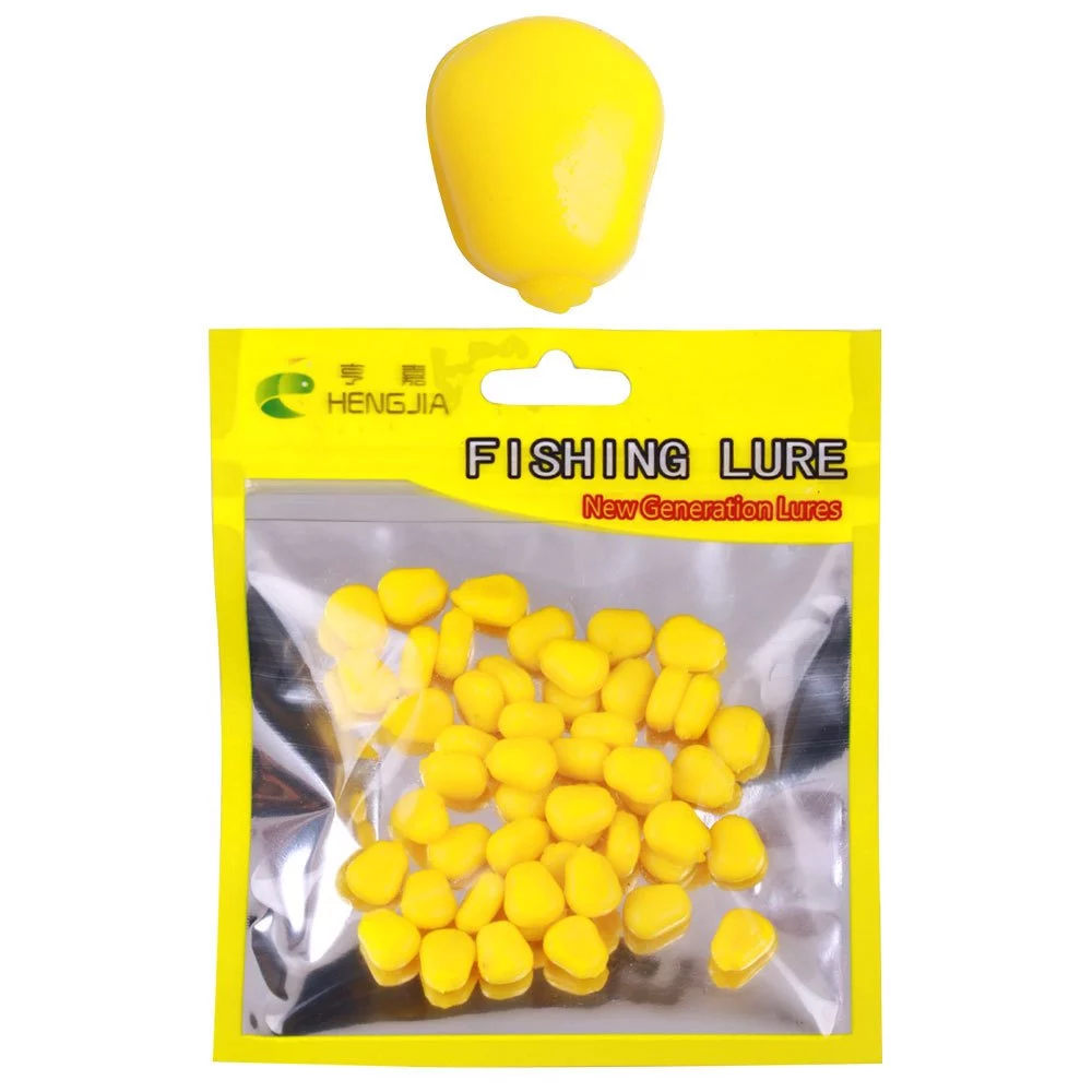 【LUREER】浮水玉米 50入裝 <加味玉米香> 仿玉米軟餌 假玉米 吳郭魚 鯉魚 出水口好用 微物 路亞