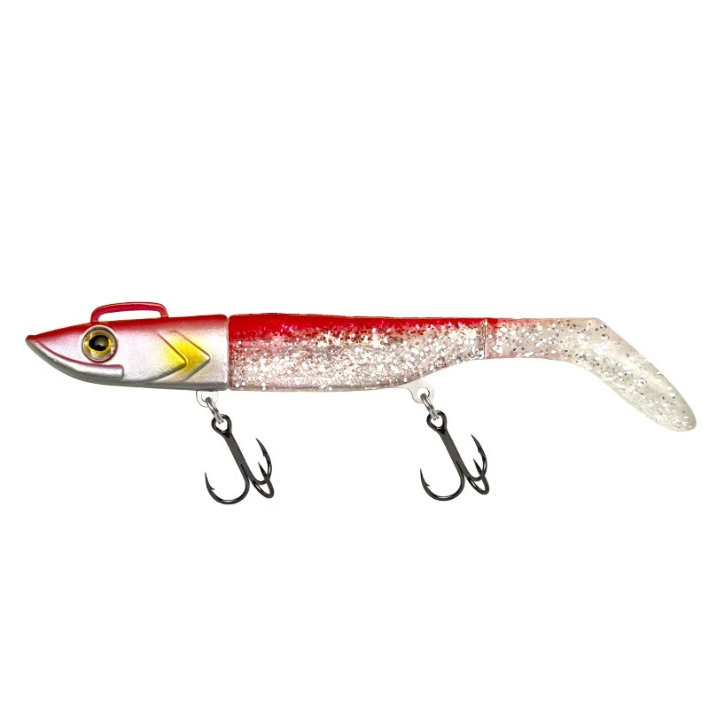 【LUREER】 大鉛頭T尾魚 30克 <岸拋白帶必備> T尾軟蟲 路亞 岸拋 白帶