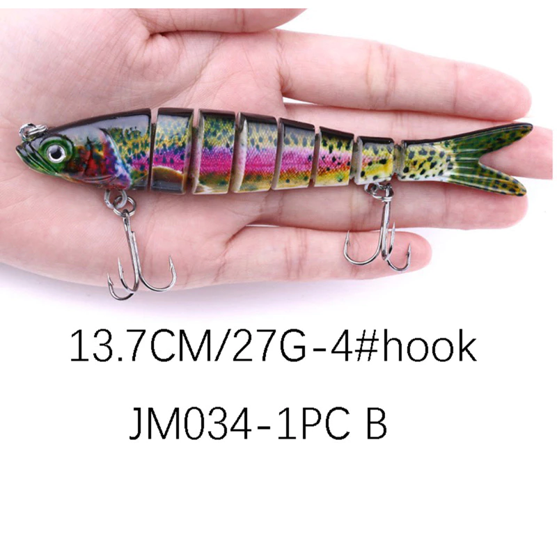【LUREER】 長型 多節魚 8節 27克 遠投 路亞 魚虎 泰國鱧 鱸魚 米諾