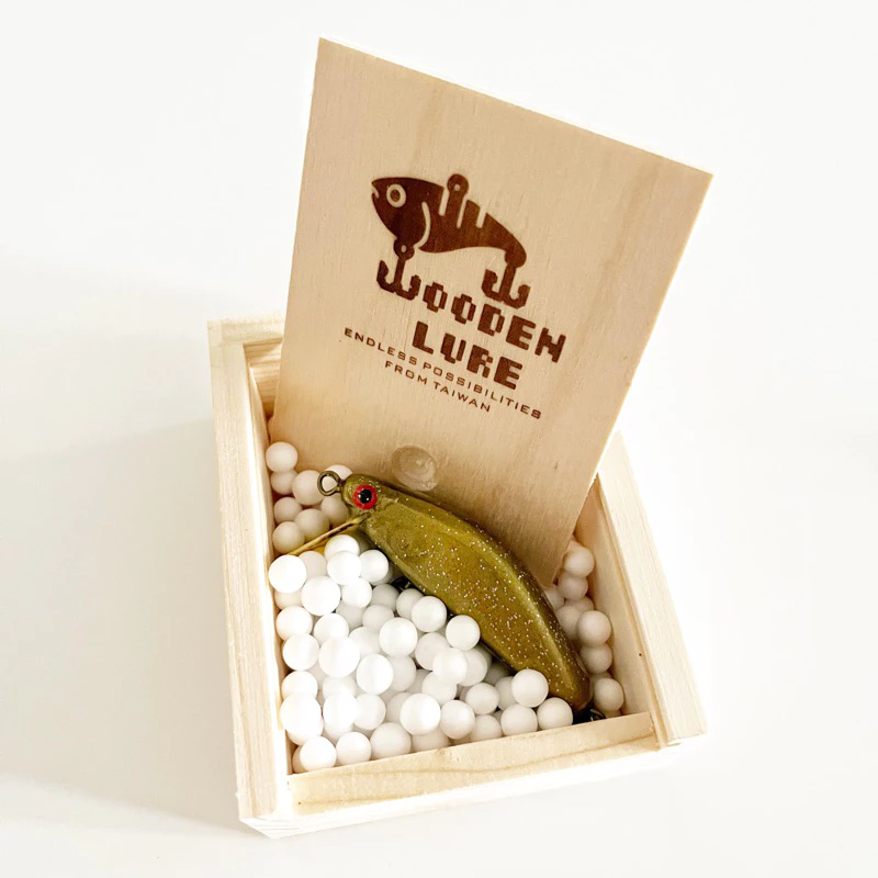 【LUREER】wooden 手作路亞 「出清」木製米諾 7.4克 附精美木盒 路亞 米諾 捲仔 手工餌