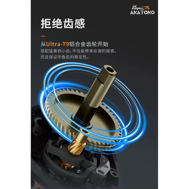 【LUREER】 ANATONO 星殞 DC 騷音 小烏龜 《自帶出線聲》 泛用 路亞 安德魯 雙軸 捲線器