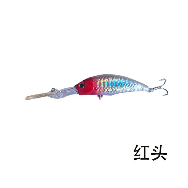 【LUREER】長舌板 米諾 深潛 7.7G 內置響珠 路亞 石斑 紅槽
