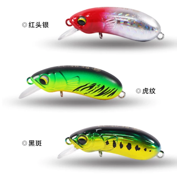【LUREER】 DIAOZZ CC40 米諾小胖子 小魔獸 緩沉 三本鉤版本 路亞 魔獸 黑格 黑鯛 微物