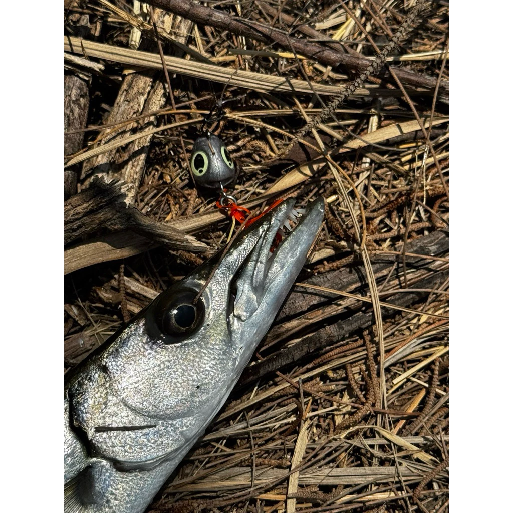 【LUREER】 魚眼飄帶丸 3-10克 <飄帶雙鉤設計> 淡海水通用 微物游動丸 路亞 根魚 黑格 鴨蛋丸 漁冶路亞