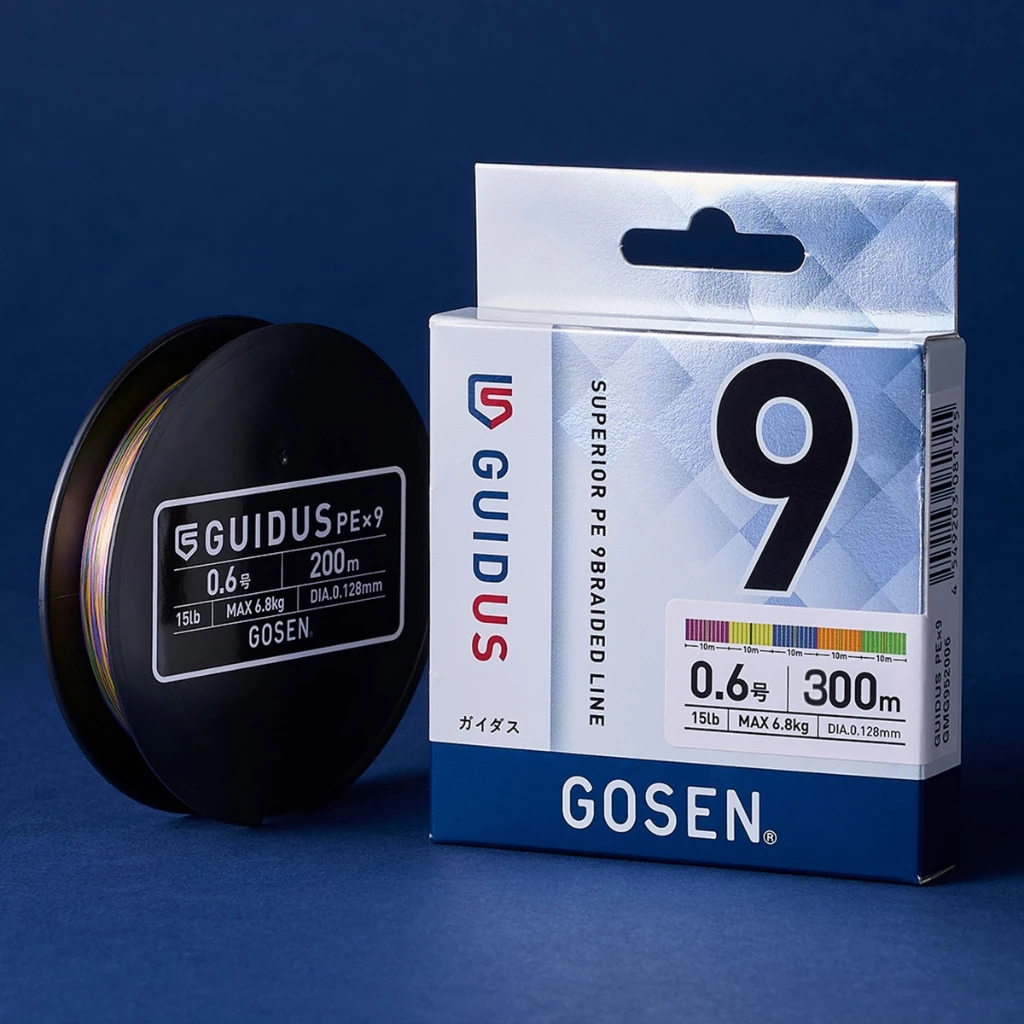 【LUREER】 GOSEN GUIDUS PE X9 紫色 150/300M <日本製> 路亞 9編 PE線 泛用
