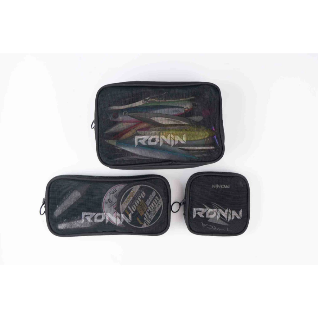 【LUREER】 RONIN 網眼收納小包 配件收納包 軟蟲收納包 阿波收納包 鐵板收納包 （一組 大/中/小 三入)