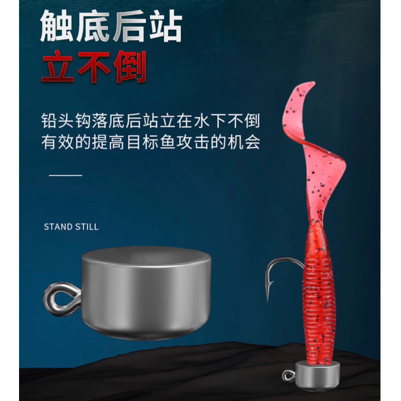 【LUREER】 內德鉤 4X加強 散裝 不倒翁 跳底必備 鉛頭鉤 鱸魚 黑鱸 管池 加州鱸 根魚 石斑 路亞 軟蟲