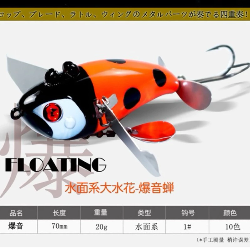 【LUREER】 水面系 爆音·鯰 20克 《搭配雞爪鉤》 爬行餌 路亞 鯰魚 水表餌 土虱 泰國鱧