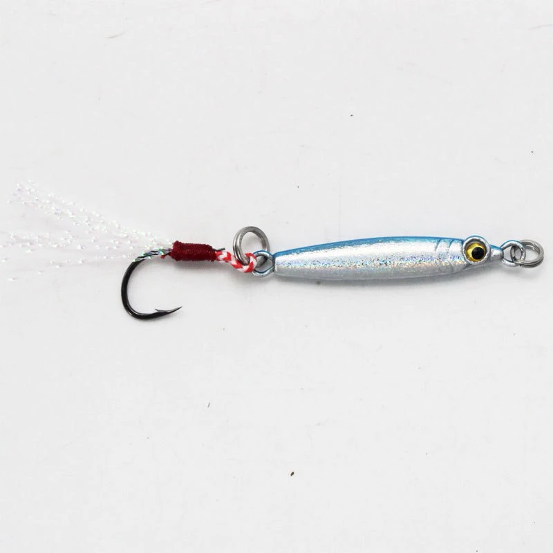 【LUREER】細長型微鐵 5克 根魚 路亞 輕岸拋 亮片 鐵板 微鐵