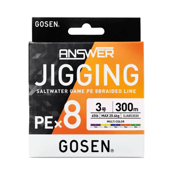 【LUREER】GOSEN ANSWER JIGGING PE×8 300m 五色線 <日本製> 岸拋 根魚 船拋 鐵板