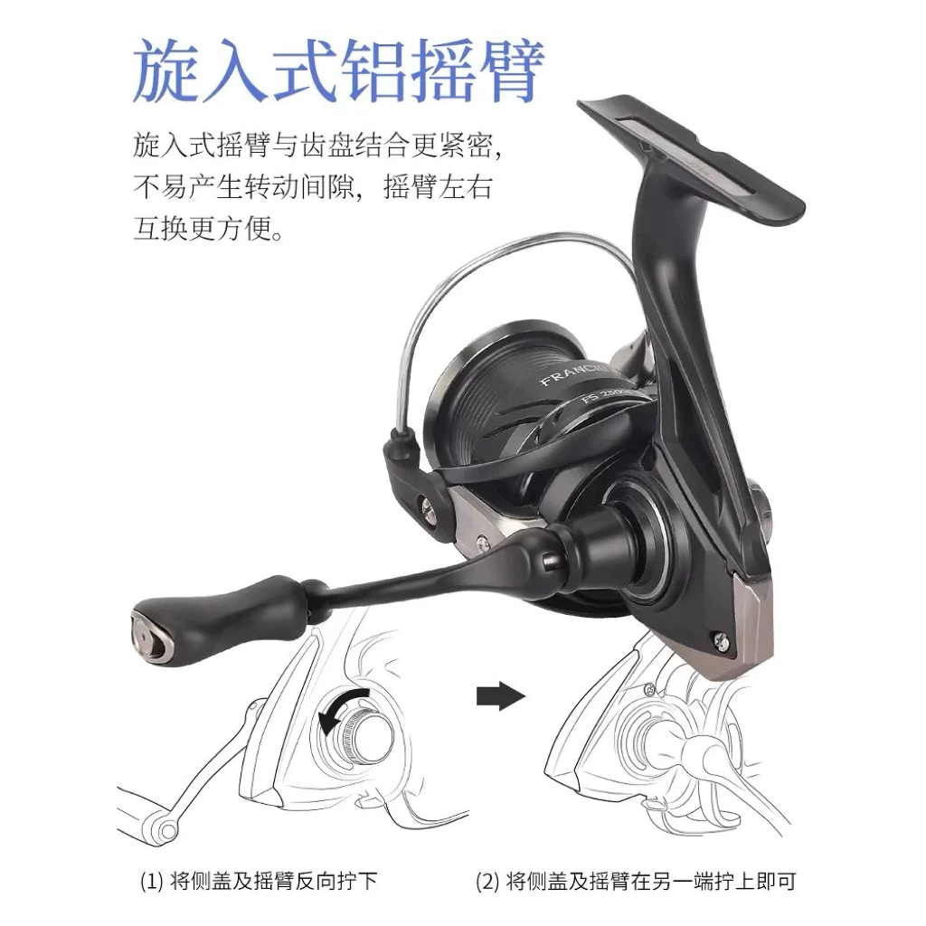 【LUREER】 釣之屋 25最新款 FS鋒速系列 800-4000型 泛用型 捲線器 輕量化 路亞 紡車 入門款 遠投