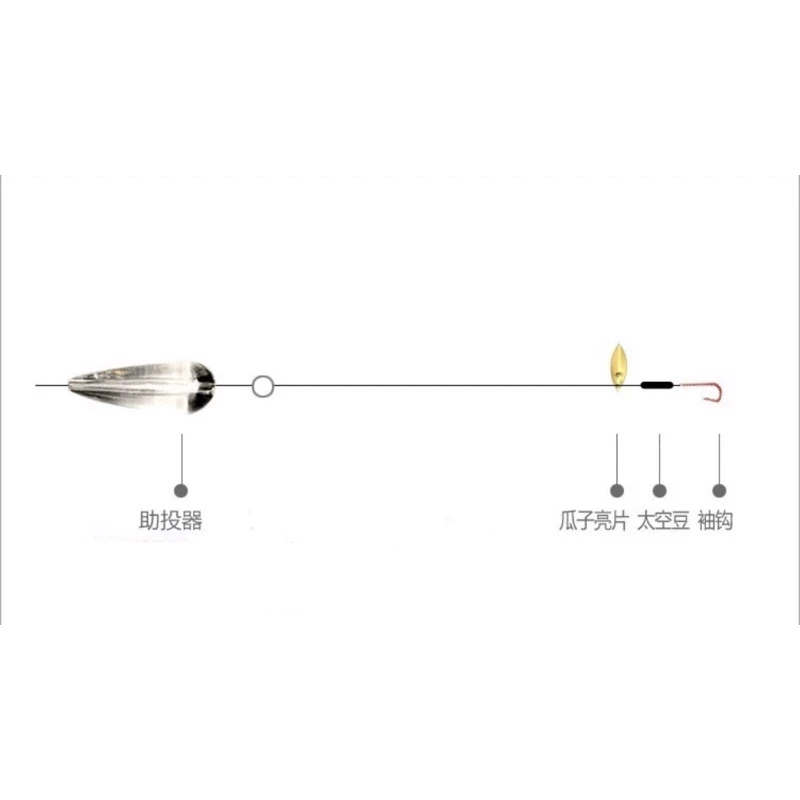 【LUREER】微物 瓜子亮片 不割線 10入 魚鱗款 馬口 路亞 溪流 瓜子仁 微物