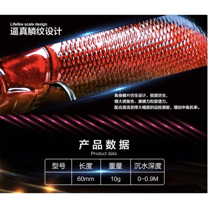 【LUREER】搖擺魔獸 10克 精緻 盒裝版「特價」 搭配血槽鉤 黑格神餌 捲仔 根魚 米諾 路亞 必備 紅槽