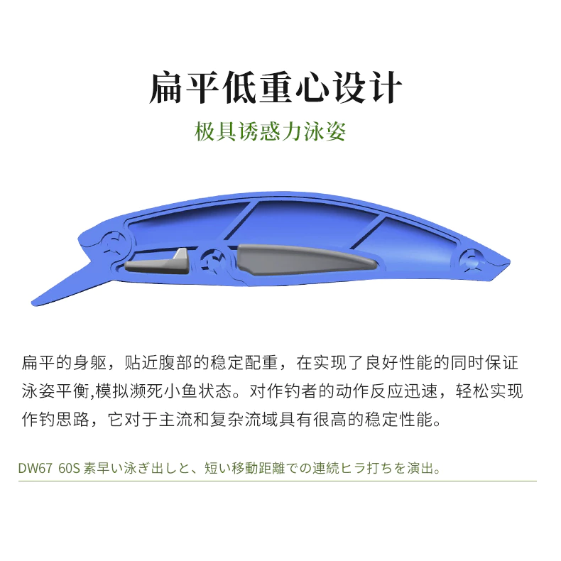 【LUREER】 釣之屋 DW67 60S 沉水米諾 6.1克 盒裝 精緻塗裝 SINKING MINNOW 米諾 捲仔