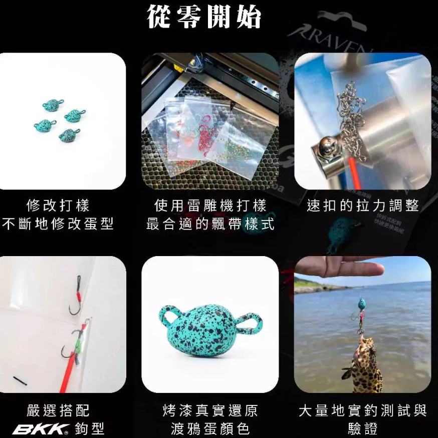 【LUREER】 Urban Lure RAVEN EGG 渡鴉海水小物鴉蛋丸 3g~18g 鴨蛋丸 岸拋游動丸