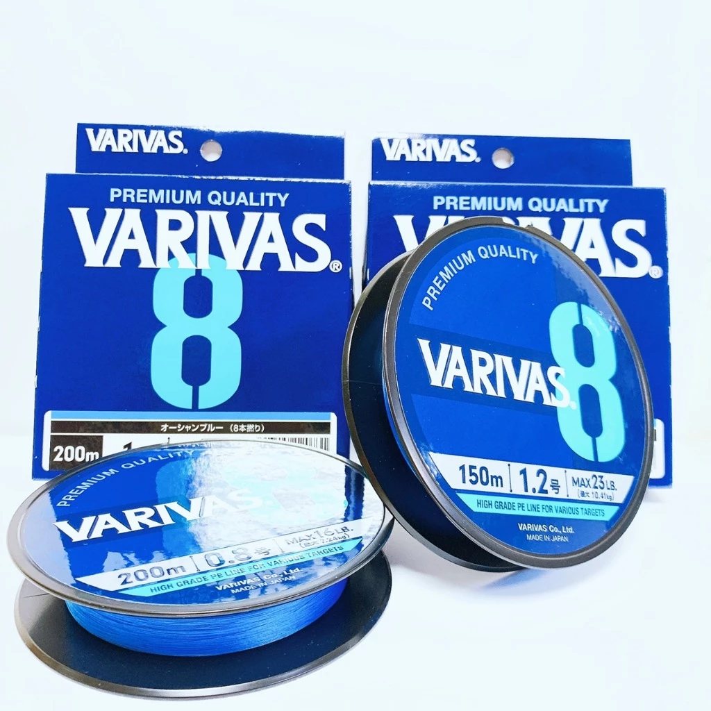 【LUREER】 VARIVAS 8 日本製 8股PE線 單色 高強度 高耐久性 高感度 8×PE線 船釣 路亞