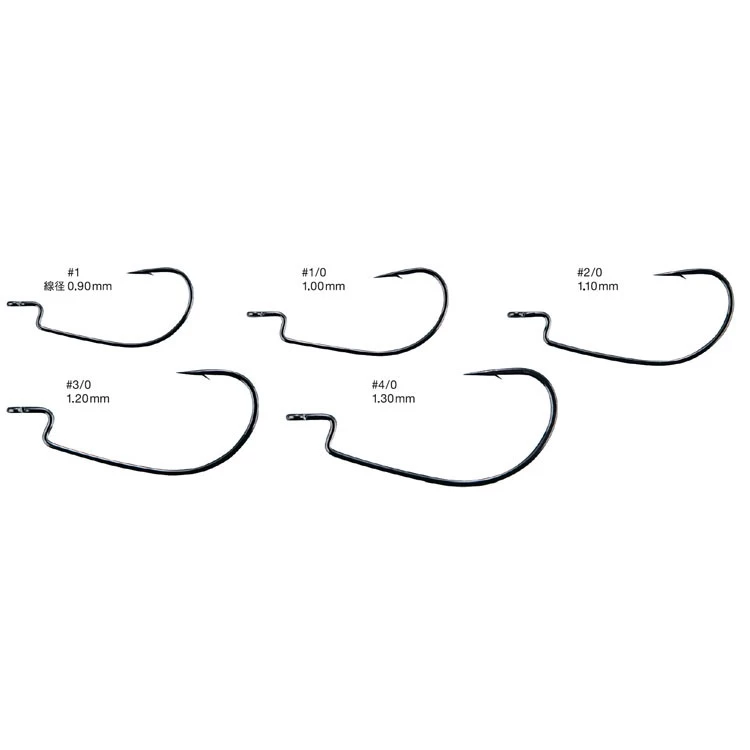 【LUREER】 VARIVAS OFFSET Heavy Class 曲柄鉤 <粗骨高穿透> 路亞 黑鱸 軟蟲 德州