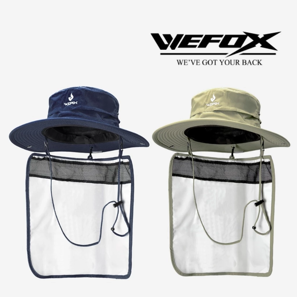 【LUREER】 WEFOX 護頸式防曬漁夫帽 <防潑水> WFX-6009 帽子 漁夫帽 防曬 脖套