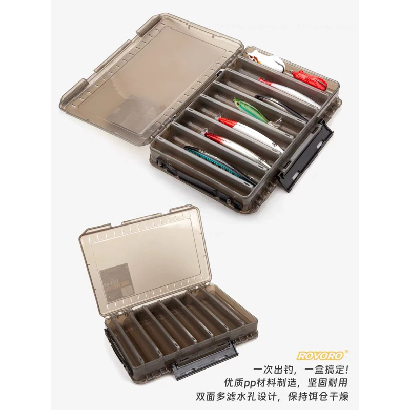 【LUREER】 ROVORO 大尺寸 雙層路亞盒 高品質 大餌盒 魚虎 路亞 米諾 鉛筆 岸拋 波趴 路亞盒 鐵板
