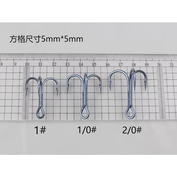 【LUREER】 四倍強 三本鉤 4X <防鏽電鍍塗層> 高硬度 魚虎 岸拋 米諾 鉛筆 改裝必備 大餌 三本鉤 海水