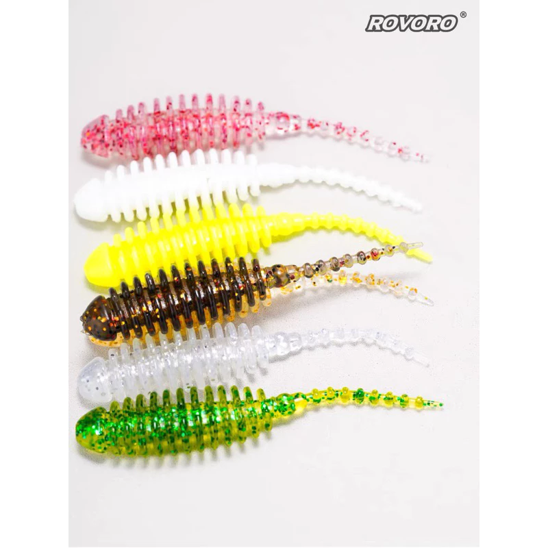 【LUREER】 ROVORO 針尾蟲 3.5公分/5公分 20入 軟蟲 微物 路亞 根魚