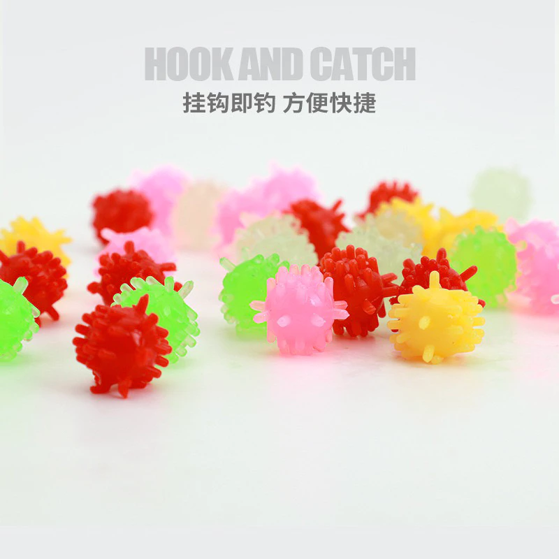 【LUREER】 浮水刺球 10mm 20入 鯉魚 吳郭魚 路亞 香香豆 軟餌 軟蟲 微物