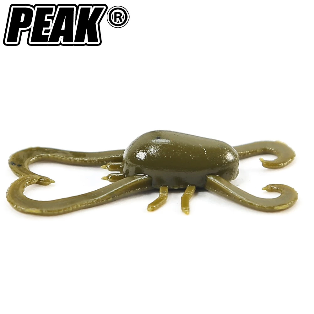 【LUREER】 PEAK 迷你螃蟹軟蟲 42mm 浮水飄逸 路亞 黑鯛 黑格 石斑 紅槽 根魚 軟蟲 蝦型