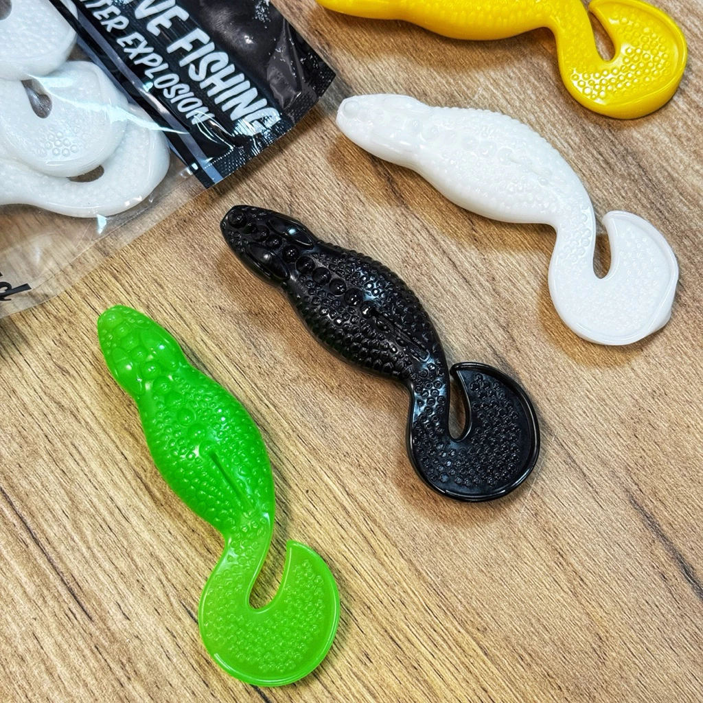【LUREER】 PG 泰國大捲尾 4入裝 <16.5克高比重> 打虎必備 雷強 泰國鱧 耐咬 障礙場