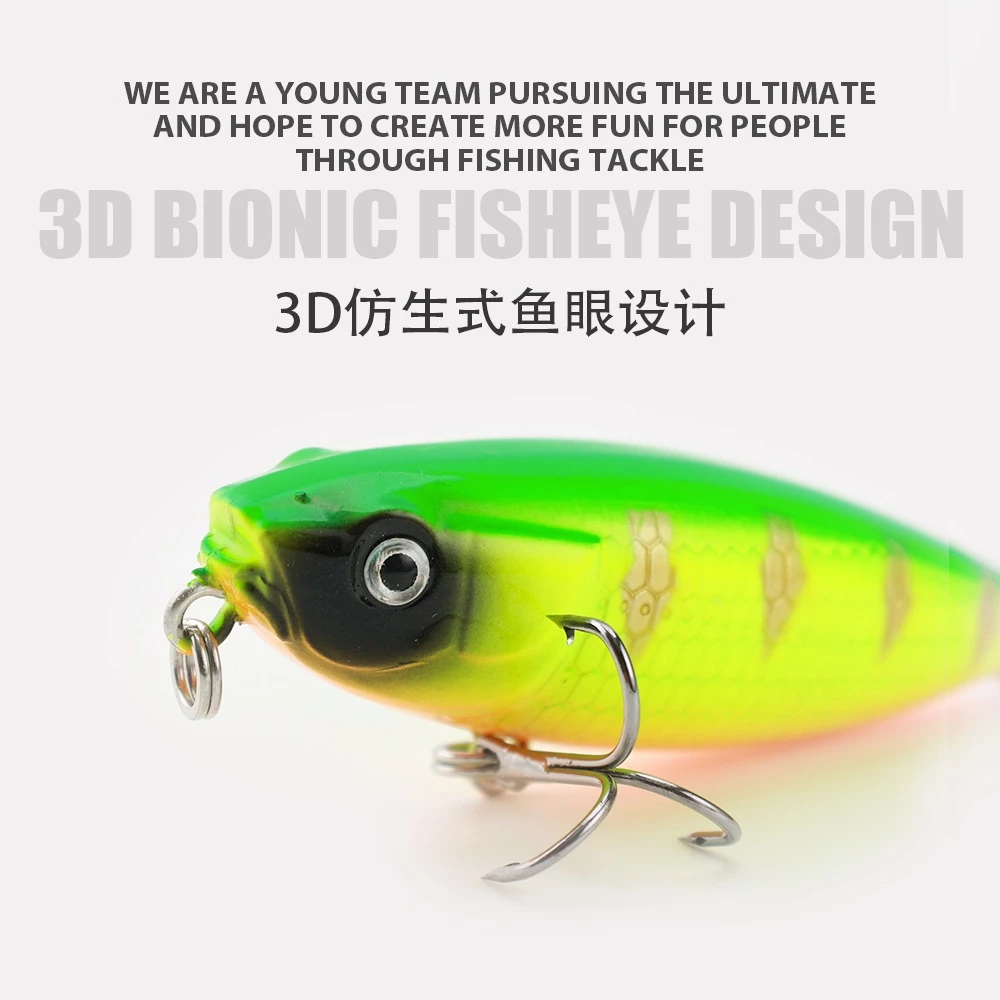 【LUREER】 精靈狗 7克 <內置響珠> 高品質電鍍 浮水鉛筆 水表 路亞 捲仔