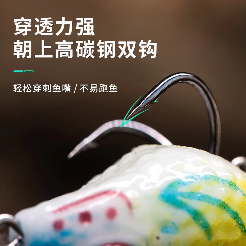 【LUREER】亮片 小蛤蟆 小雷蛙 3G 多色挑選 迷你 雷蛙 雷強 夜釣 泰國鱧 溝呆 呆呆
