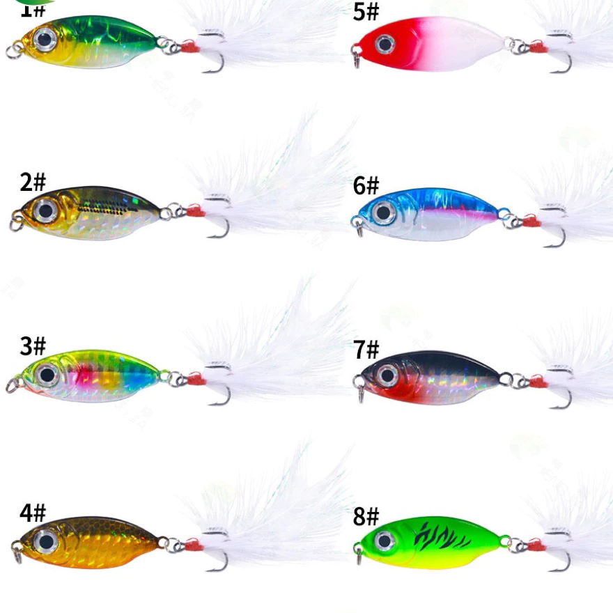 【LUREER】胖刀微鐵 10/20克 泳型風騷 遠投 鐵板 根魚 輕岸拋 小鐵板 石斑 紅槽 亮片
