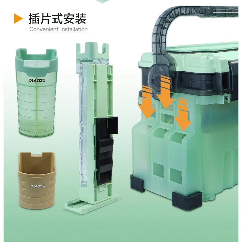 【LUREER】DIAOZZ 路亞釣魚工具箱 <高配版> 路亞箱 工具箱 釣之豬