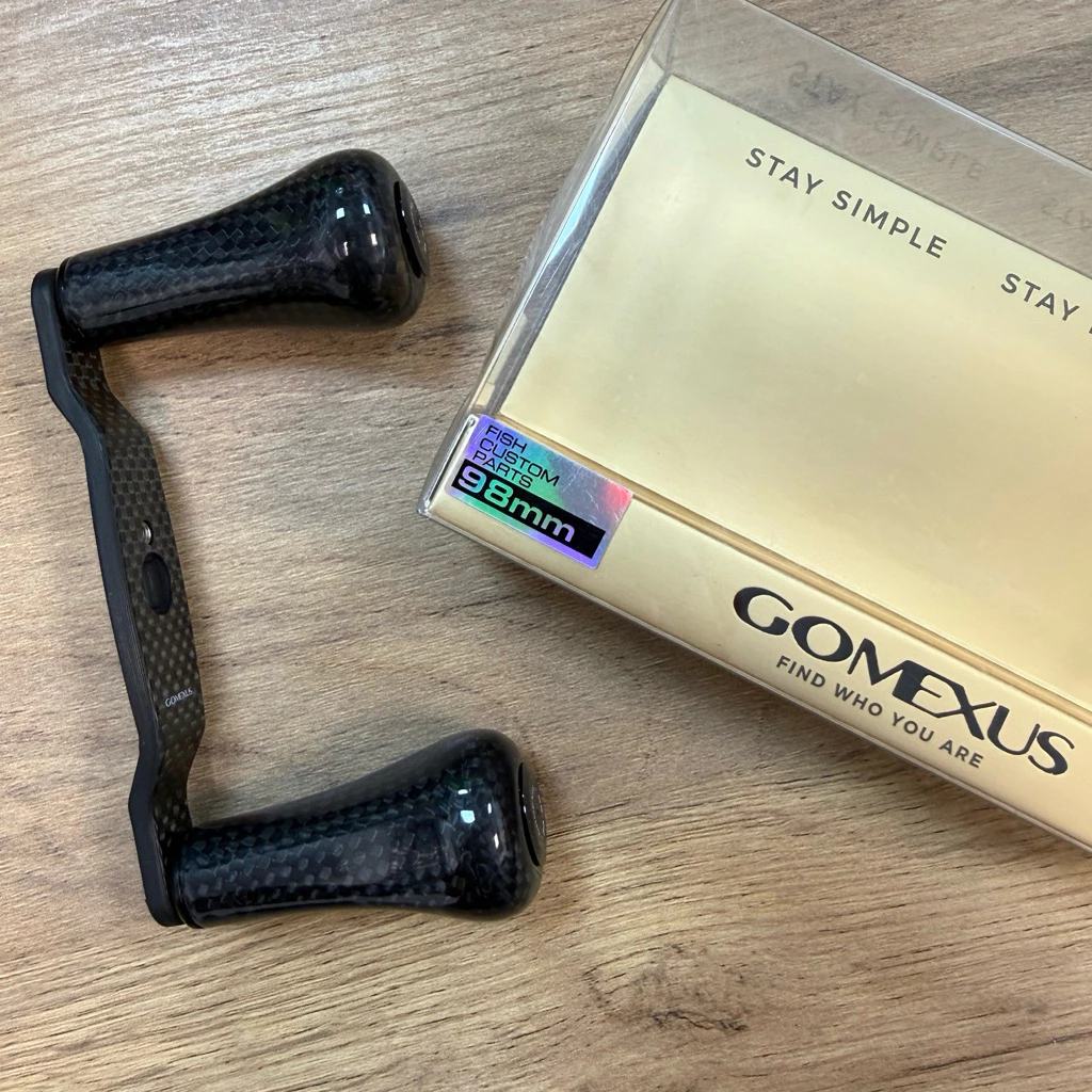 【LUREER】 GOMEXUS 泰坦98mm <碳纖維搖臂握丸組> 障礙場 捲線器改裝 路亞 雷強 大龜