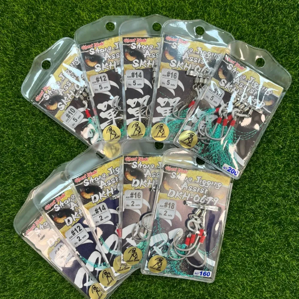 【LUREER】GHOST BLADE 鬼刃 S/D KH-0679岸拋鐵板單/雙鈎組 鐵板鉤 雙鉤 單鉤 路亞 岸拋