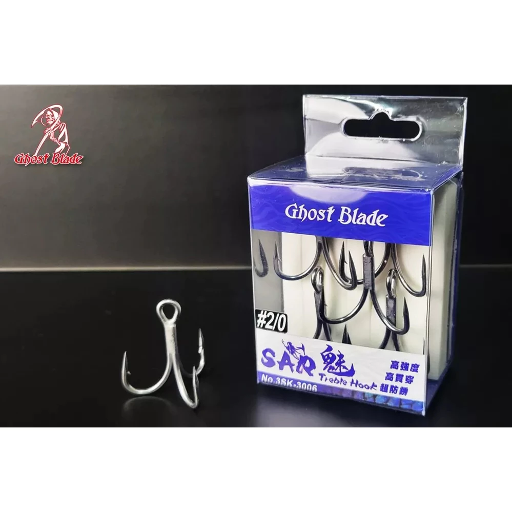 【LUREER】 鬼刃 Ghost Blade 魅-三叉鉤 <特殊合金鋼> 三本鉤 路亞 米諾 鉛筆 魚虎 GT 大物