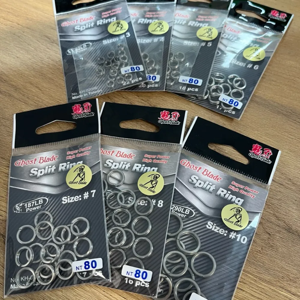 【LUREER】 GHOST BLADE 鬼刃 GB路亞環 KH-0209E <高強度必備> 路亞 米諾 鉛筆 波爬