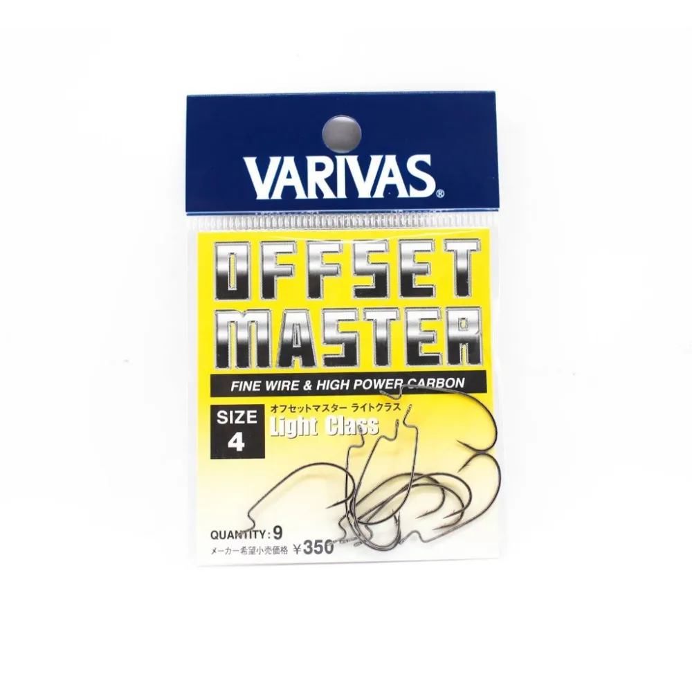 【LUREER】 VARIVAS OFFSET Light Class 曲柄鉤 <細骨高貫穿> 路亞 黑鱸 軟蟲 德州