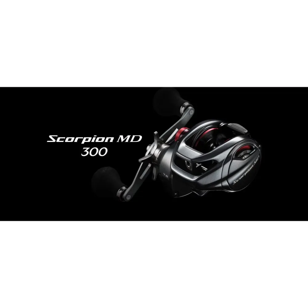 【LUREER】 SHIMANO 24 Scorpion MD 300 紅蠍 MD 大物 雙軸捲線器 路亞 岸拋 船拋
