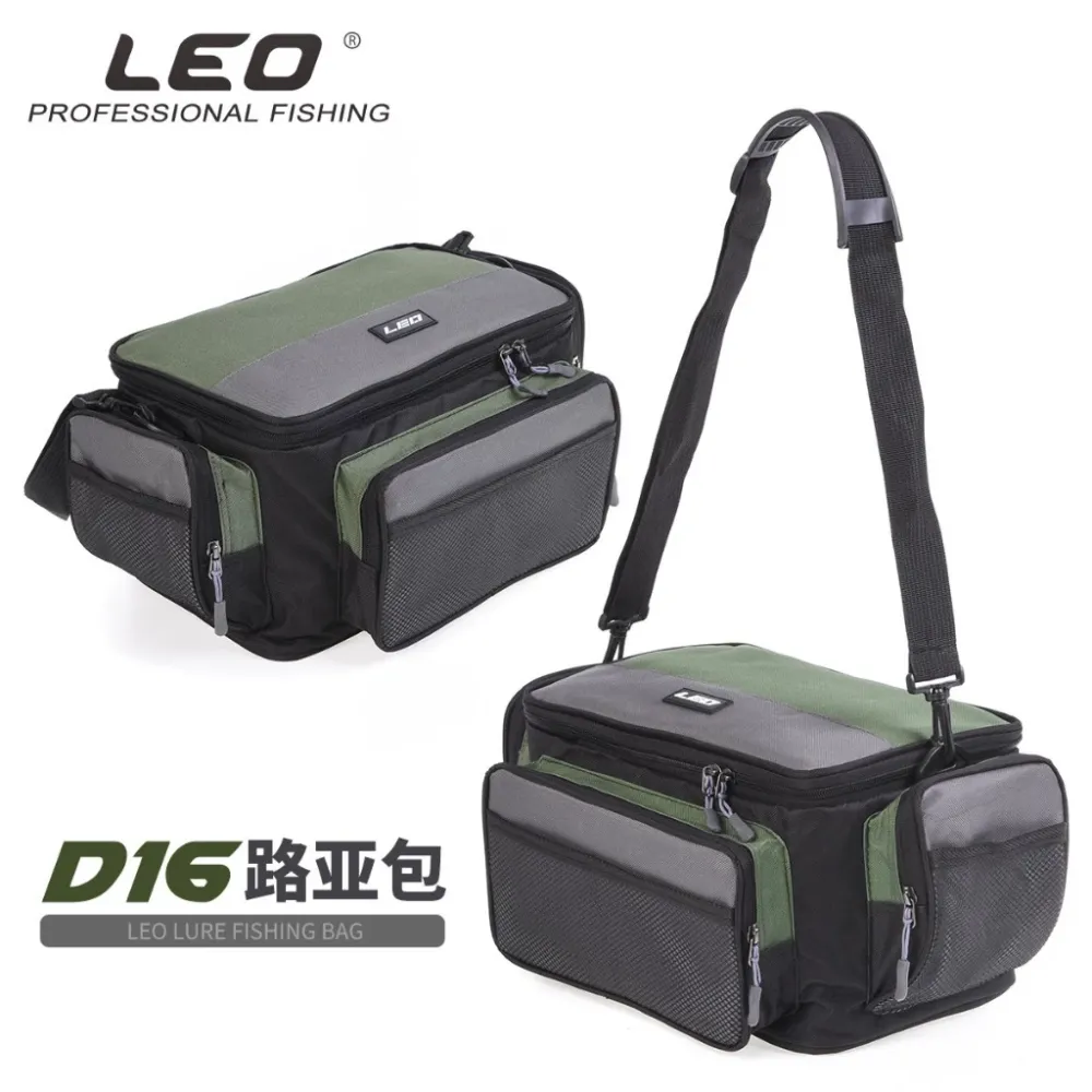 【LUREER】 LEO D16 雙色方形路亞包 <加厚牛津布> 路亞包 斜背包 收納包