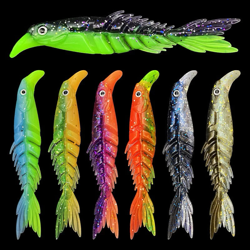 【LUREER】 骨頭魚 多節軟魚 《多尺寸挑選》 自帶舌板 路亞 軟蟲 軟魚 防纏