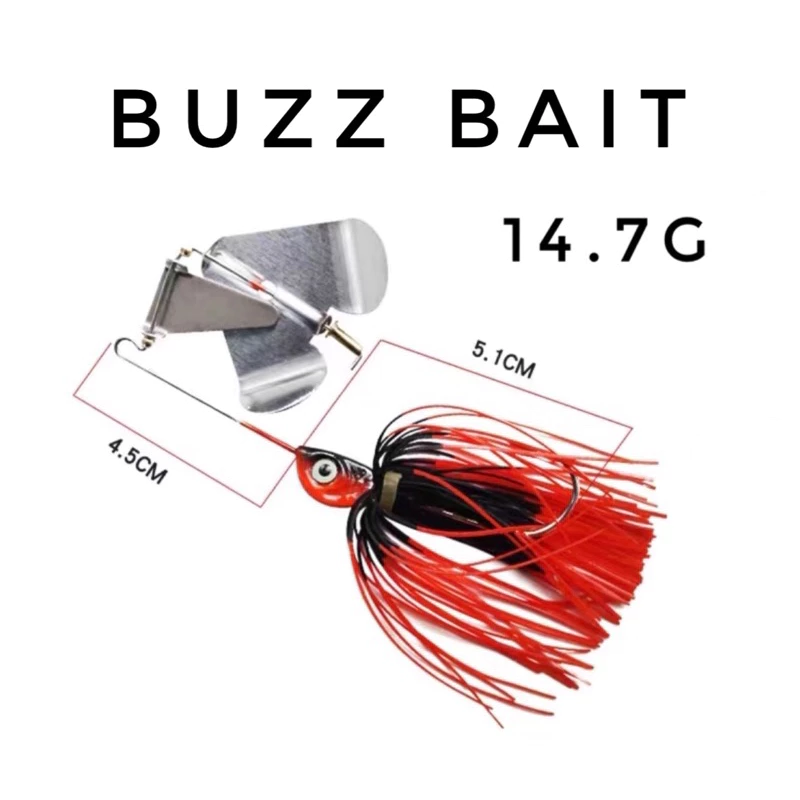 【LUREER】BUZZ BAIT 巴雜 14.7G 多色挑選 魚虎 泰國鱧 路亞 雷強 防掛