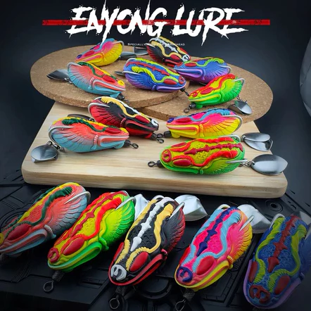 【LUREER】 ENYONG LURE 印尼手製 DEVIL BRID 龍骨蛙 浮水 手工橡膠蛙餌 雷蛙