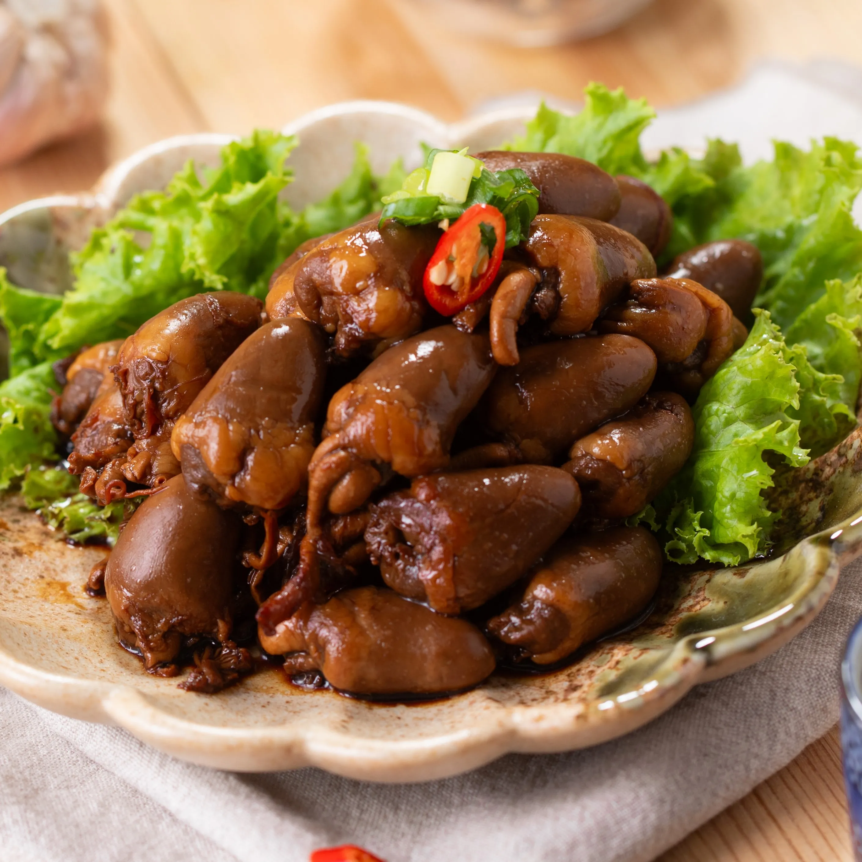 香滷雞心