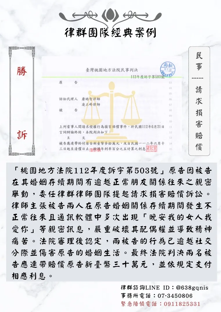 民事｜請求損害賠償｜勝訴