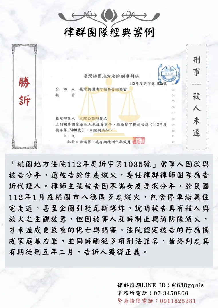 刑事｜殺人未遂｜勝訴