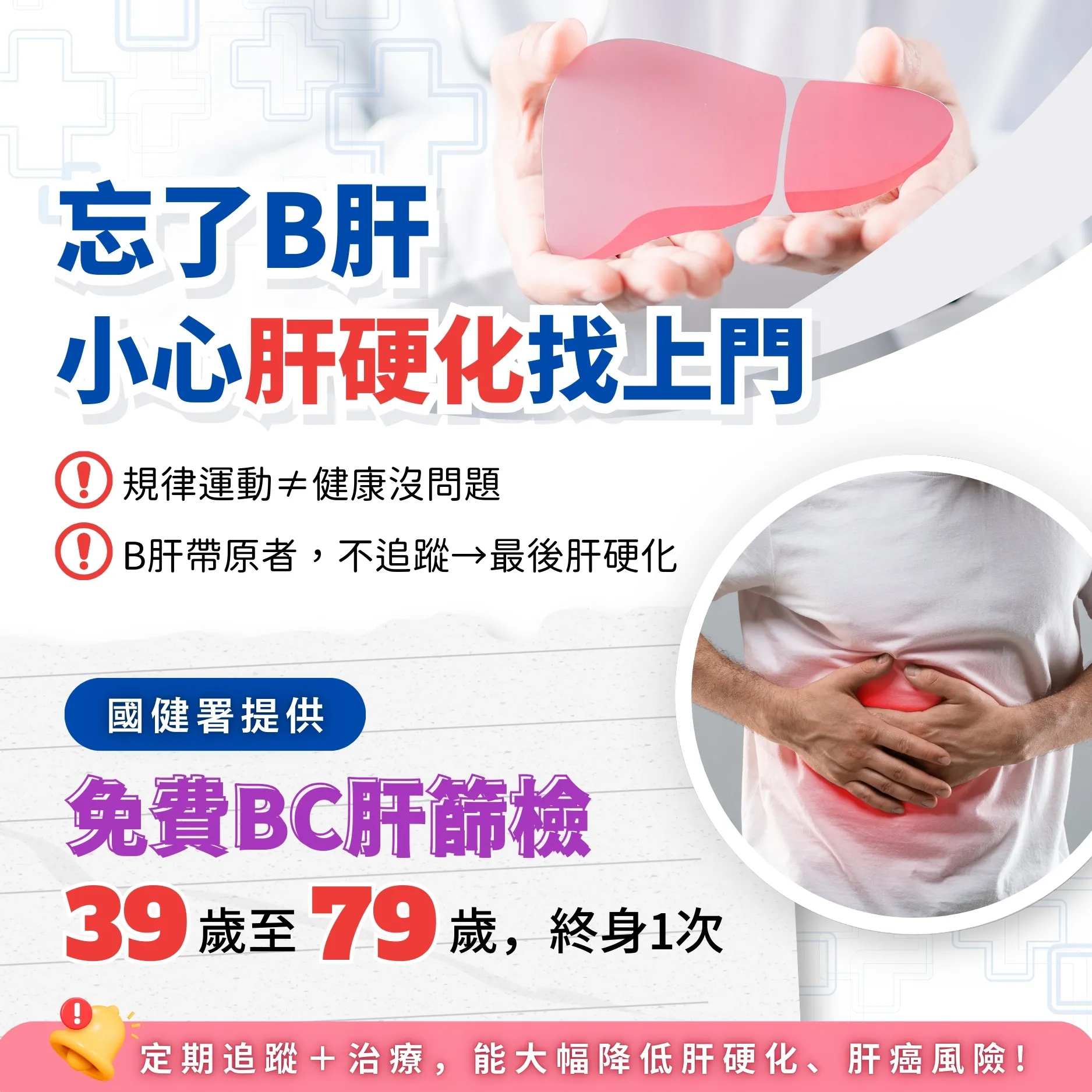 忘了B肝，小心肝硬化找上門！