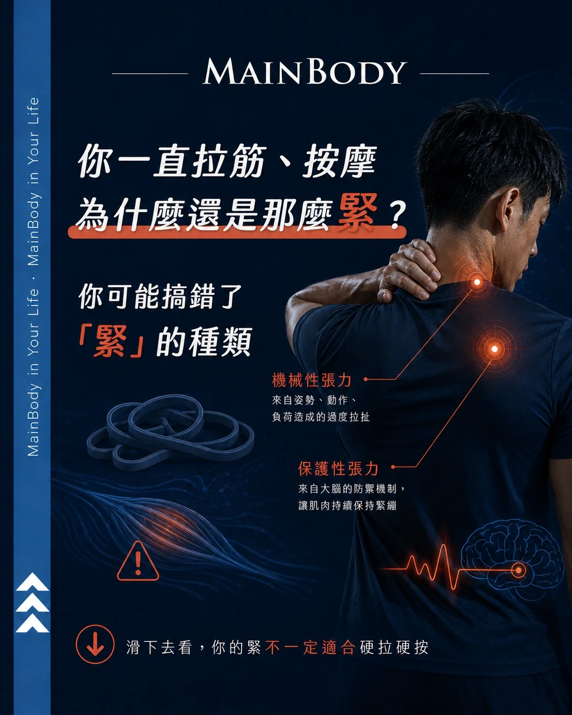 你一直拉筋、按摩，為什麼還是那麼緊？