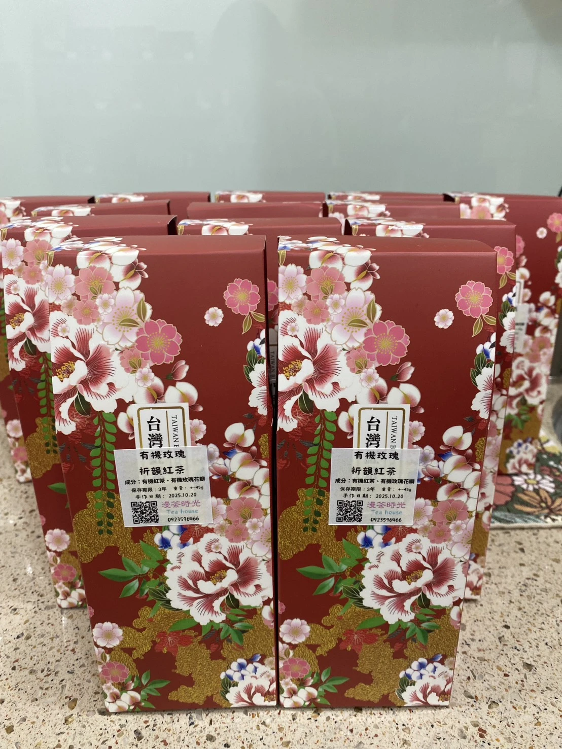 珍藏有機祁韻玫瑰花茶禮盒
